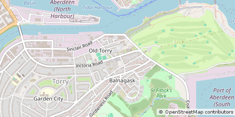 Map of Aberdeen
