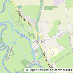 Map of Christchurch, Dorset