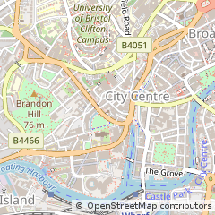 Map of Bristol, Somerset