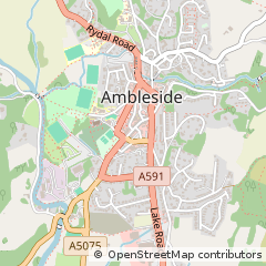 Map of Ambleside, Cumbria