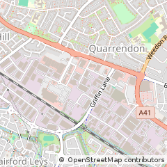 Map of Aylesbury, Buckinghamshire