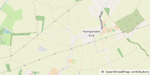 Map of Saffron Walden, Essex