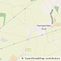 Map of Saffron Walden, Essex