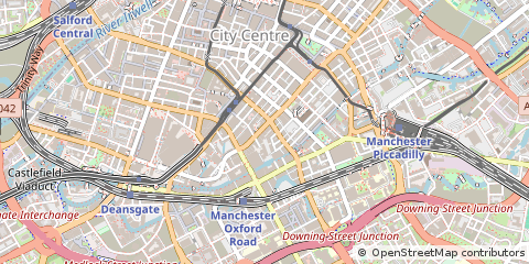 Map of Manchester