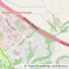 Map of Preston, Lancashire