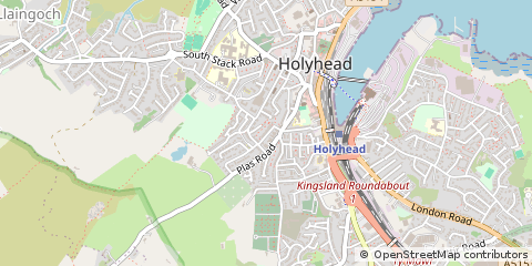 Map of Holyhead