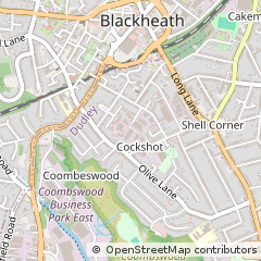 Map of Halesowen, West Midlands