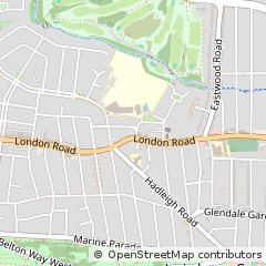 Map of Leigh-on-SEA, Essex