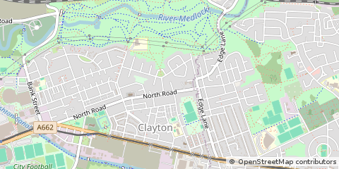 Map of Manchester