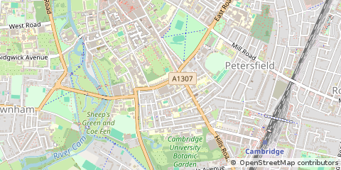 Map of Cambridge