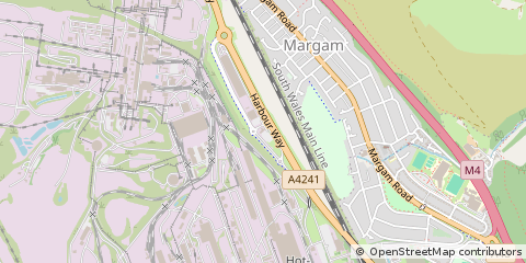 Map of Port Talbot