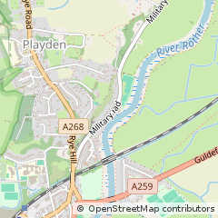 Map of RYE, East Sussex