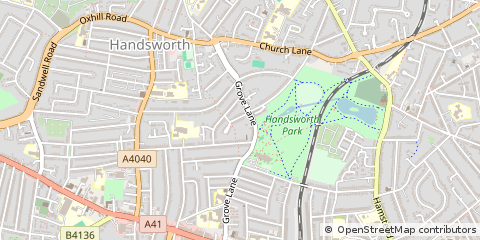 Map of Birmingham, West Midlands
