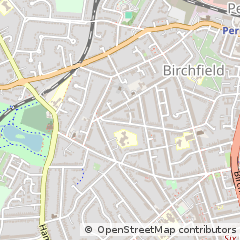 Map of Birmingham, West Midlands