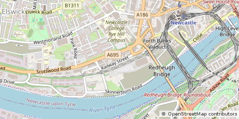 Map of Tyne & Wear