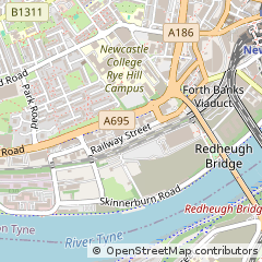Map of Tyne & Wear
