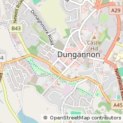Map of Dungannon, Co Tyrone
