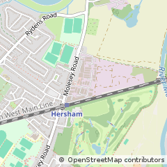 Map of Walton - on - Thames, Walton-on-Thames