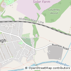 Map of Kettering, Northants