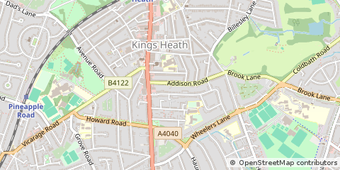 Map of Birmingham