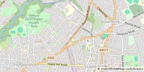 Map of Bristol