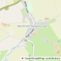 Map of Winfrith Newburgh, Dorset