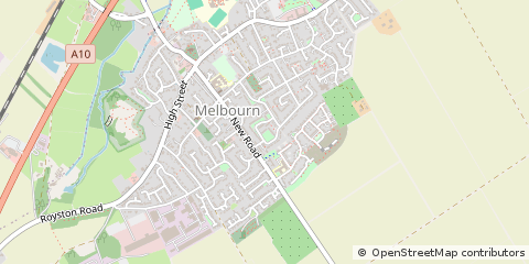Map of Welwyn Garden City, Hertfordshire