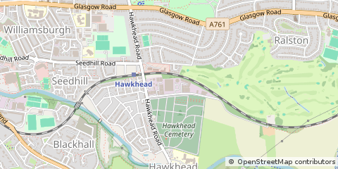 Map of Paisley
