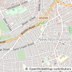 Map of Derby, Derbyshire