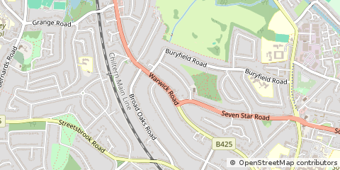 Map of Solihull