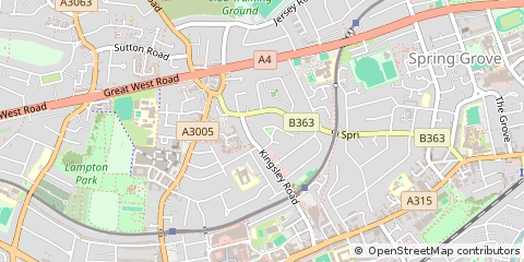 Map of Hounslow Middx