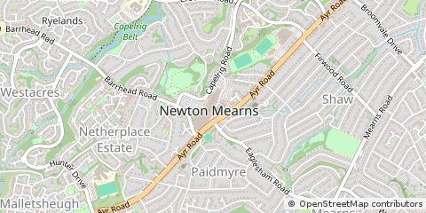 Map of Glasgow
