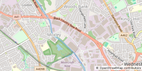 Map of West Midlands