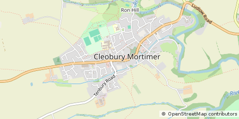 Map of Kidderminster, Worcestershire