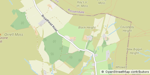 Map of Rochdale, Bolton