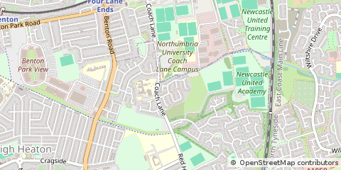 Map of Newcastle Upon Tyne