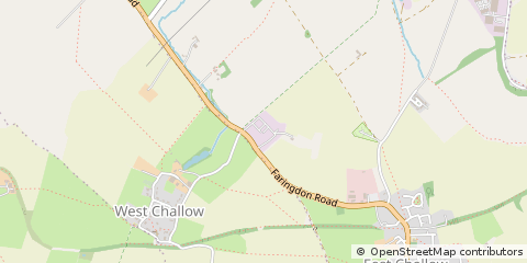 Map of Wantage, Oxfordshire