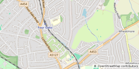 Map of Sutton Coldfield