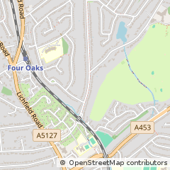 Map of Sutton Coldfield