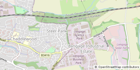 Map of Plymouth, Devon
