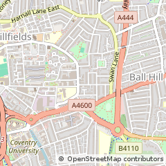 Map of Coventry, West Midlands