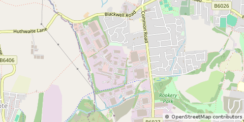 Map of Huthwaite, Notts