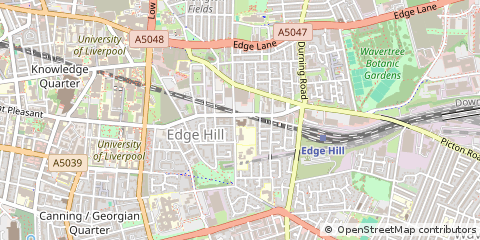 Map of Liverpool, Merseyside