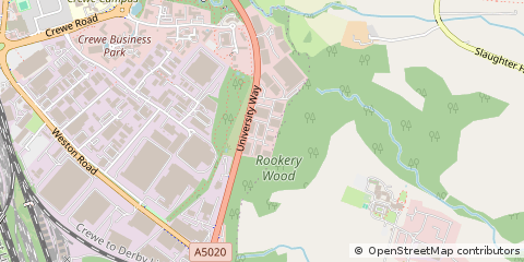Map of Crewe