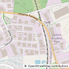 Map of Corby, Northamptonshire