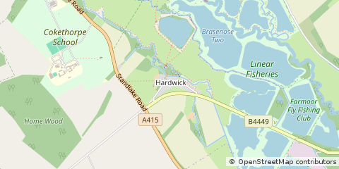 Map of Witney, Oxfordshire