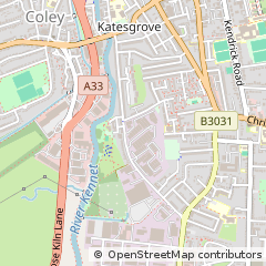 Map of Reading, Berkshire