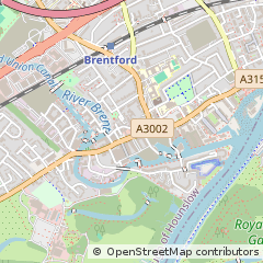 Map of Brentford, Middlesex