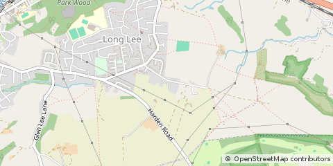 Map of Keighley, West Yorkshire