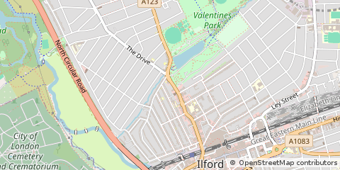 Map of Loughton, Essex